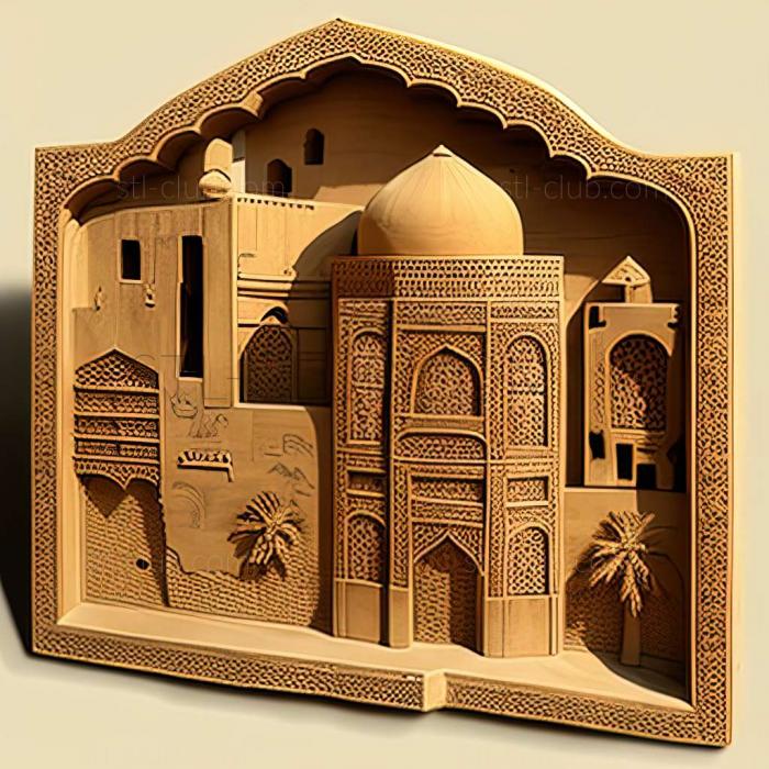 3D model Sukkur in Pakistan (STL)